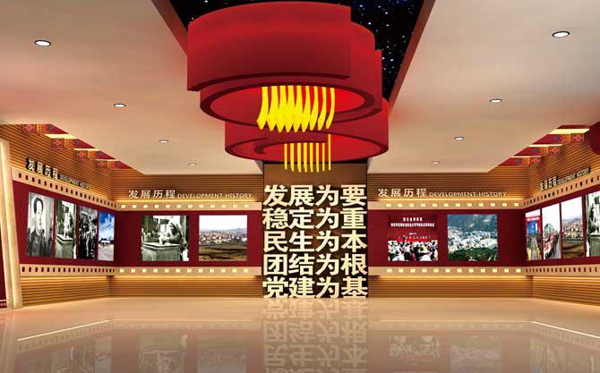 阿坝州历史文化成就展厅